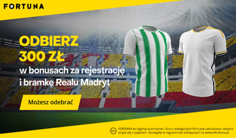 Foto: 300 zł za gola Realu z Betisem