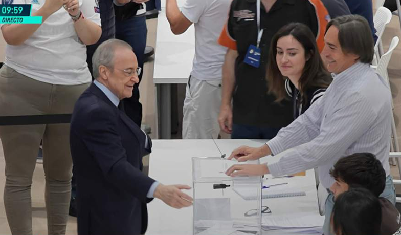 Florentino Pérez oddał głos w wyborach na prezesa Realu