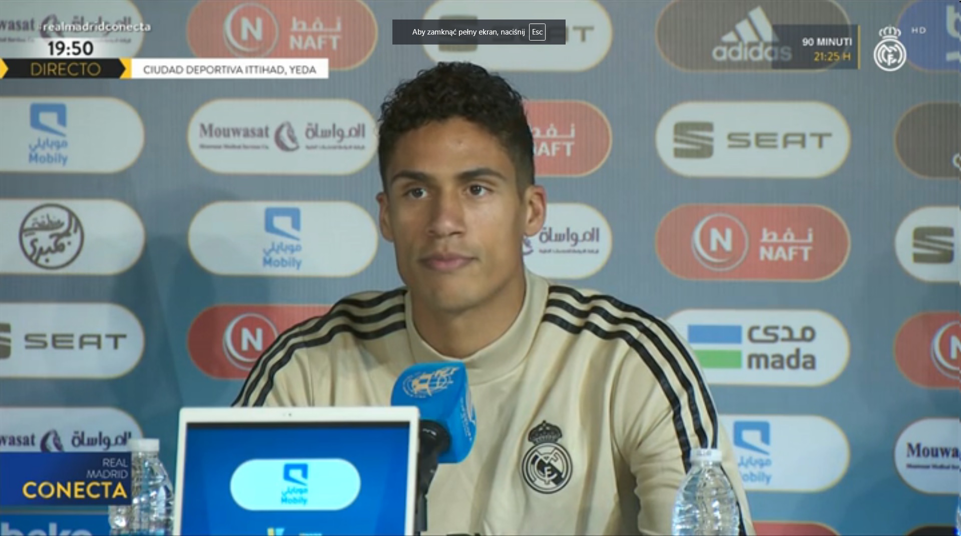 Foto: Varane: Mamy poważne braki, ale w piłce nigdy nie ma miejsca na wymówki