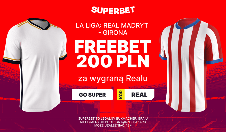 Foto: 200 zł za zwycięstwo Realu z Gironą!