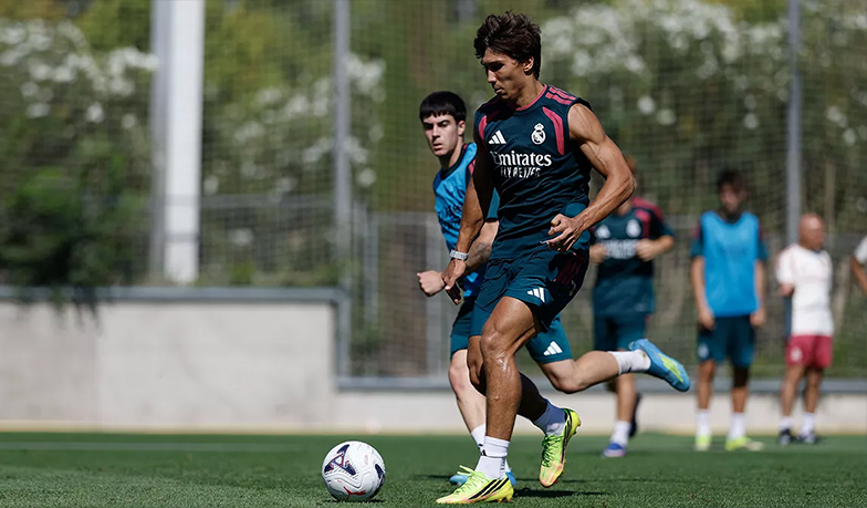 Poranny trening w Valdebebas