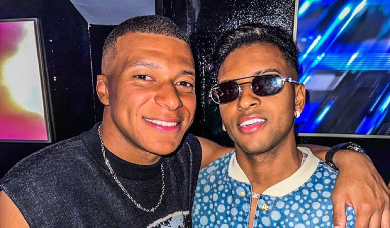 Foto: Spotkanie Rodrygo z Mbappé było całkowicie przypadkowe