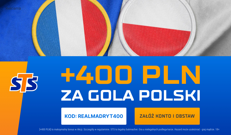 Foto: 400 zł za gola Polski z Francją!
