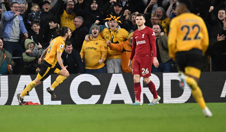 Foto: Liverpool przegrał z Wolverhampton
