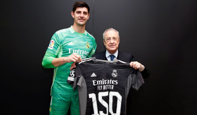 Foto: 150. mecz Courtois w koszulce Realu Madryt