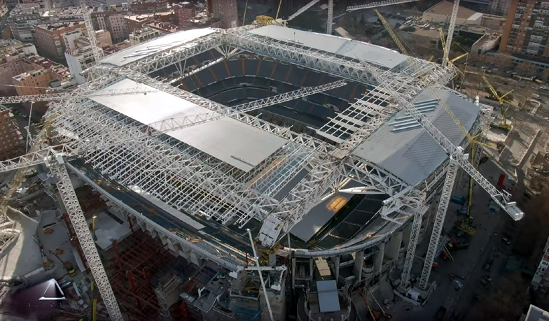 Foto: Nowe Bernabéu zaczyna nabierać kształtu [VIDEO]