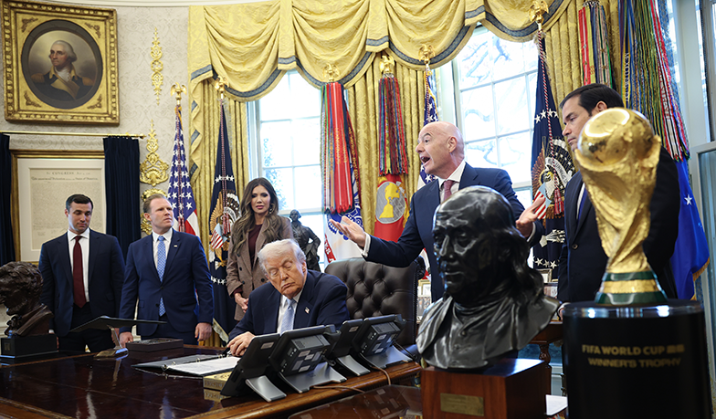 Foto: Trump wywołuje mundialowy chaos