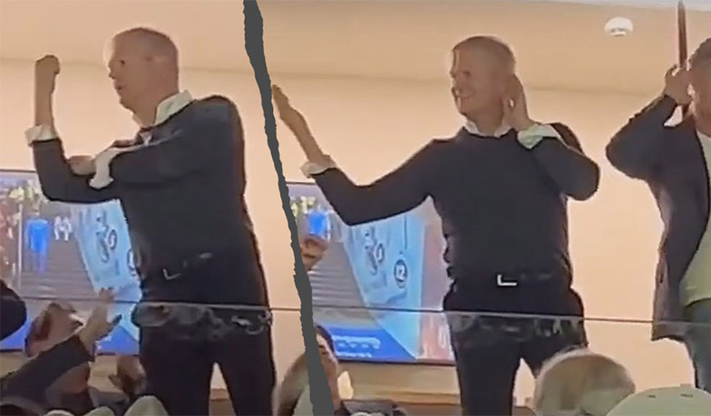 Foto: Ojciec Haalanda prowokował kibiców Realu i rzucał w nich orzeszkami