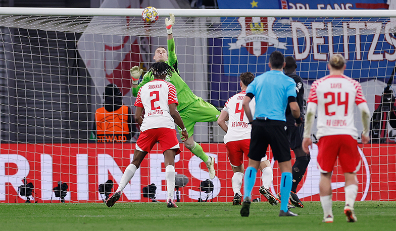 Foto: Łunin: Anulowany gol? Piłkarz Lipska mi przeszkadzał