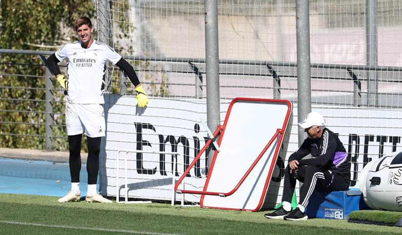 Foto: Ancelotti: Jeśli Courtois będzie czuł się dobrze, to zagra