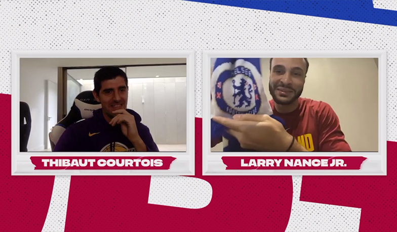 Foto: Courtois gra z Larrym Nance'em w NBA 2K20