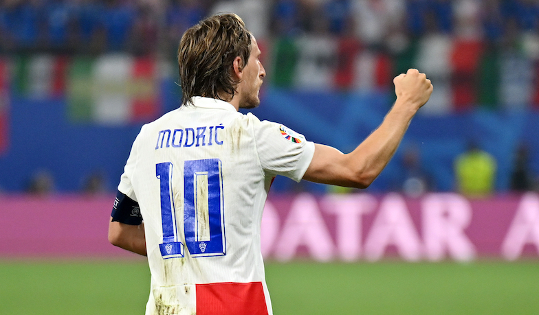 Foto: Luka Modrić Piłkarzem Meczu Chorwacji z Włochami