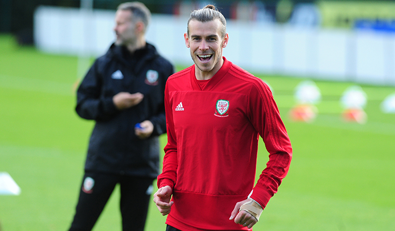 Foto: Bale trenował na pełnych obrotach na kadrze