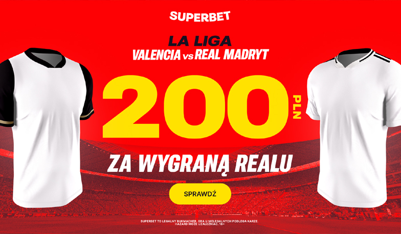 Foto: 200 zł za wygraną Realu Madryt z Valencią!