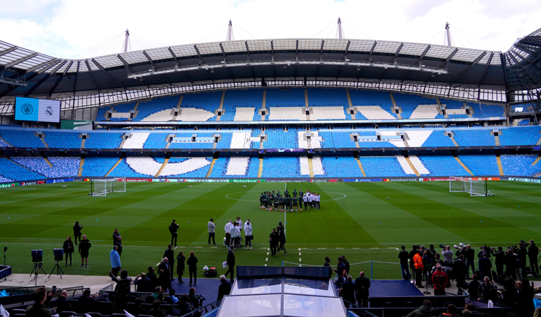 Foto: Real Madryt trenował na Etihad Stadium