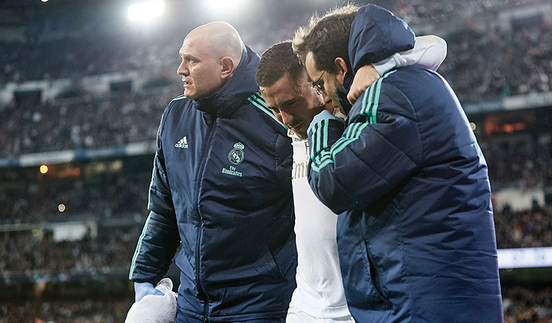 Foto: Hazard zszedł z kontuzją