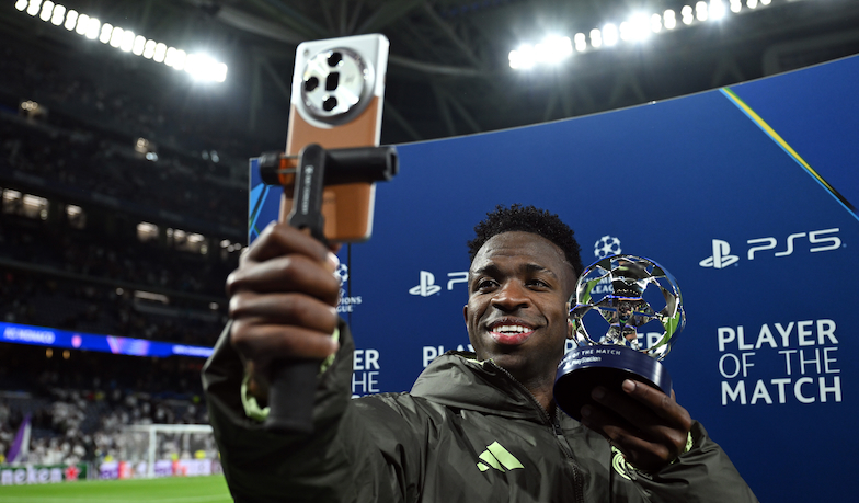 Foto: Vinícius MVP meczu z Monaco