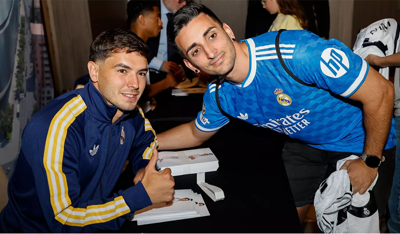 Bellingham i Brahim spotkali się z kibicami