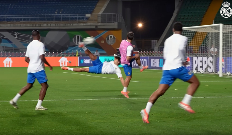 Foto: Fantastyczny gol Gonzalo na treningu [VIDEO]