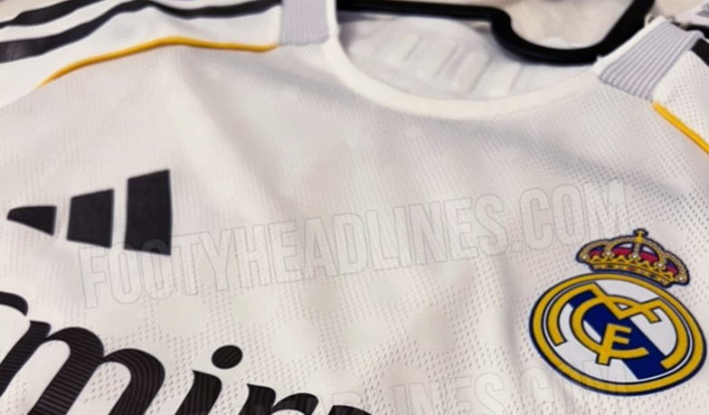Foto: Footy Headlines: Pierwsze zdjęcie domowej koszulki Realu na sezon 2025/26