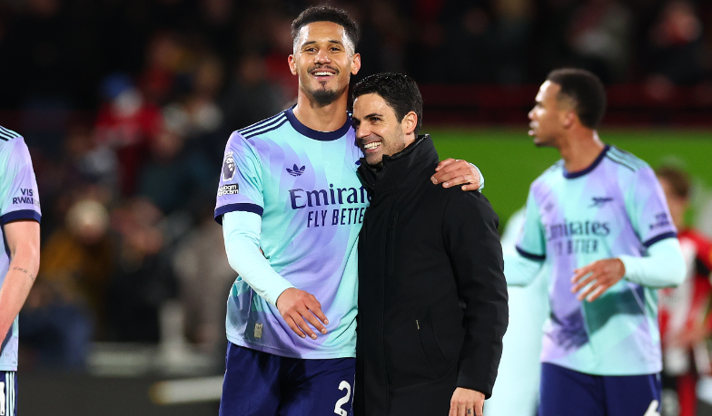 Foto: Arteta: Saliba jest tu bardzo szczęśliwy