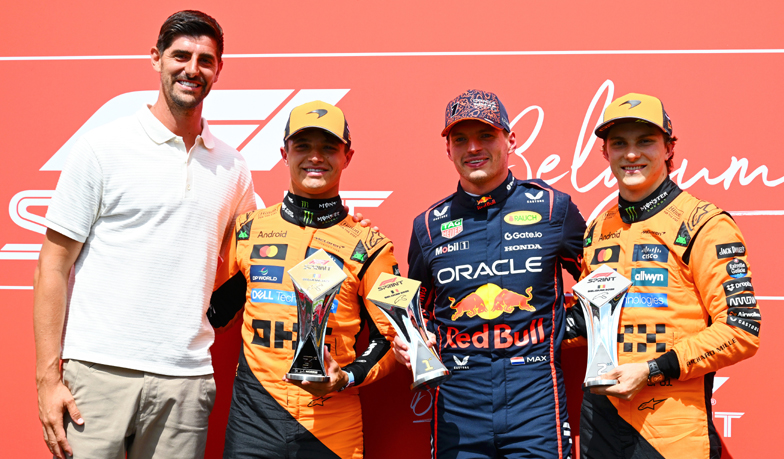 Foto: Courtois honorowym gościem sprintu F1 w Belgii