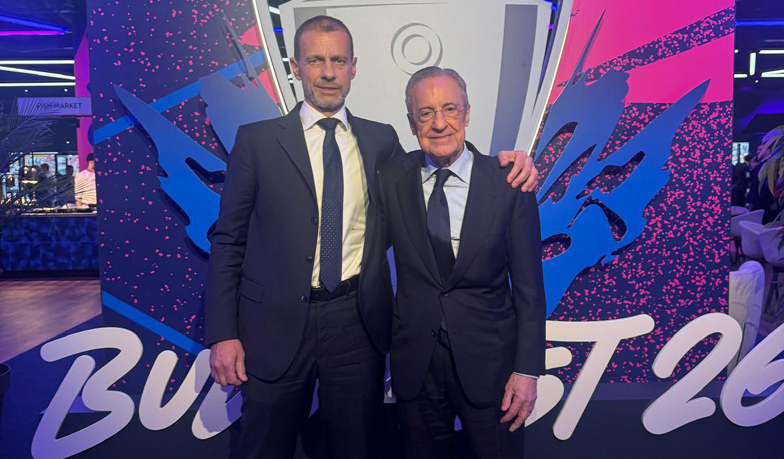 Florentino pochwalił się spotkaniami z Infantino, Čeferinem i Al-Khelaïfim [FOTO]