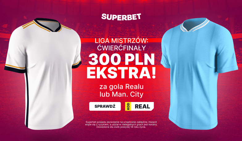 Foto: 300 zł za gola Realu… lub City!