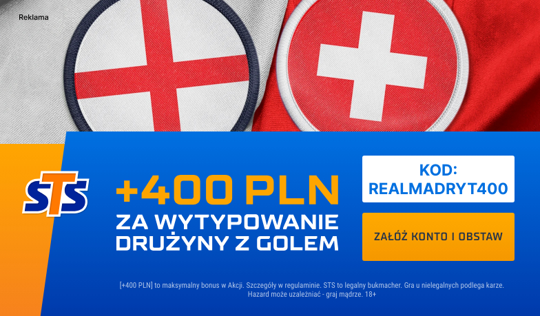 Foto: 400 zł za gola Anglików lub Szwajcarów!