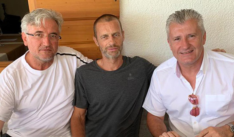 Foto: Poznajcie szefa ochrony UEFA… którego świadkiem na ślubie był prezes UEFA
