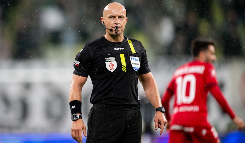 Foto: Szymon Marciniak na rewanż z Atlético!