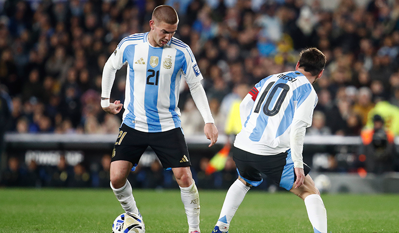 Foto: Mastantuono: Messi to mój idol od dziecka, ale chciał mnie dzisiaj zabić