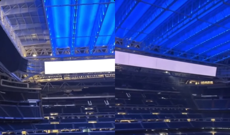 Foto: Podświetlenie dachu Bernabéu zadebiutuje w meczu z Athletikiem [VIDEO]