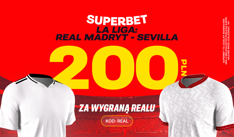 Foto: 200 zł za wygraną Realu Madryt z Sevillą!