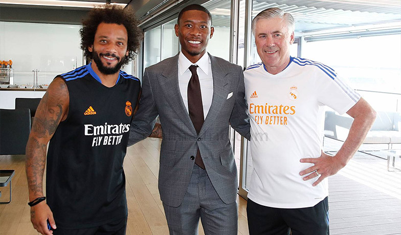 Foto: Alaba spotkał się z Ancelottim i kolegami z drużyny