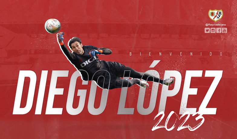 Foto: Diego López zagra w Rayo