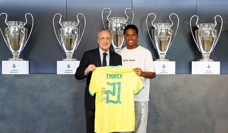 Foto: Florentino spotkał się z Endrickiem w Valdebebas