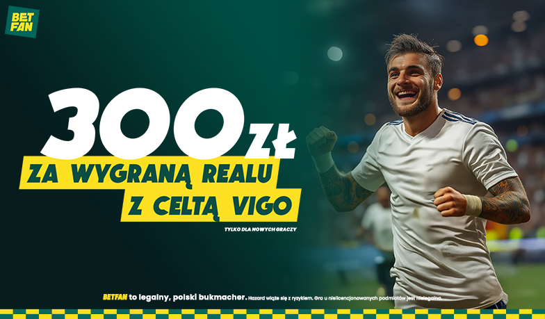 Foto: Odbierz 300 zł za wygraną Realu z Celtą!