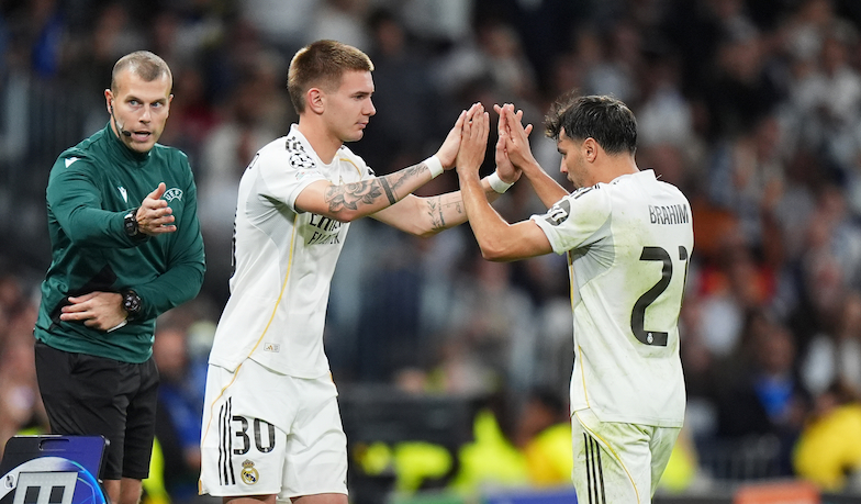 Foto: Brahim wysyła wiadomość Mastantuono
