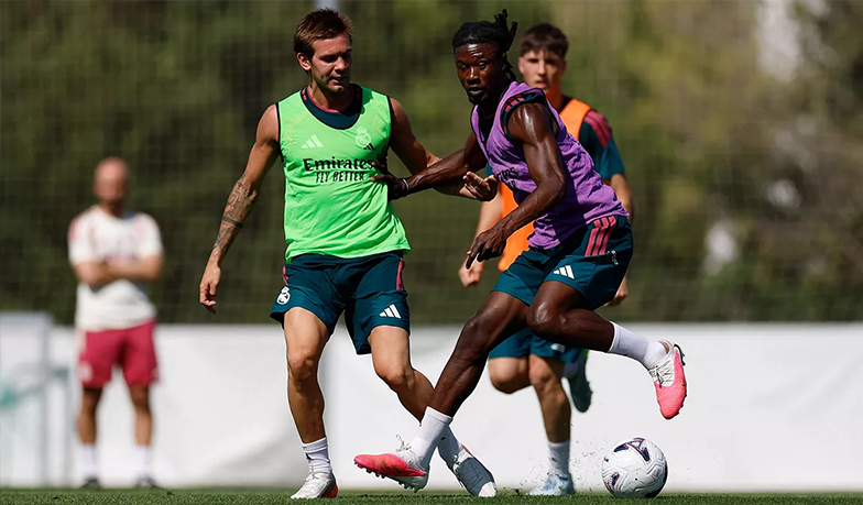 Popołudniowy trening w Valdebebas