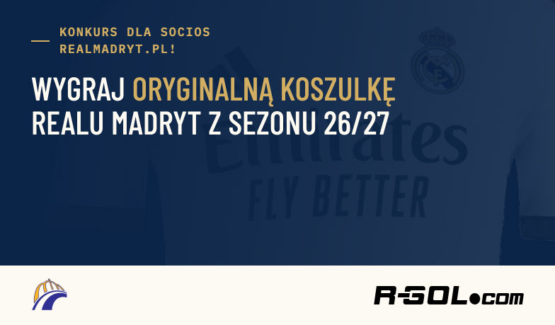 KONKURS! Wygraj domową koszulkę Realu Madryt!