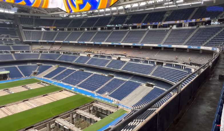 Foto: Przebudowa Santiago Bernabéu cały czas trwa