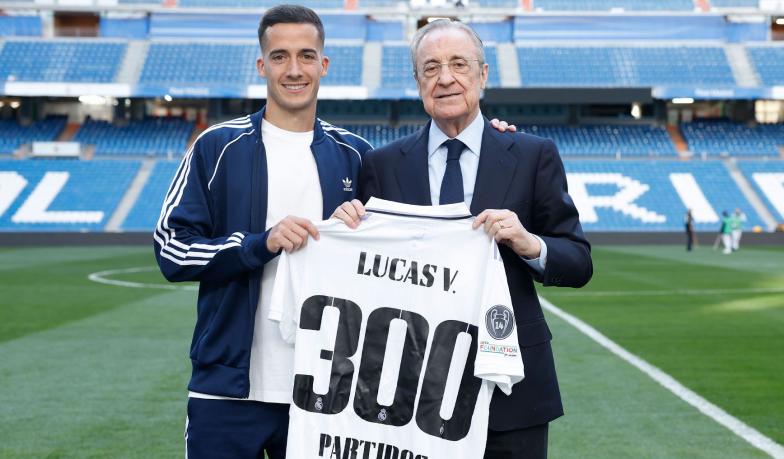 Foto: 300. mecz Lucasa w Realu Madryt