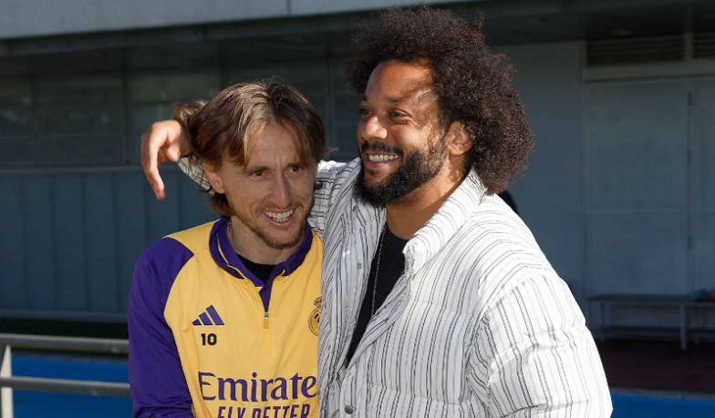 Foto: Marcelo odwiedził drużynę w Valdebebas