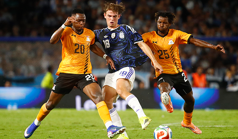 Argentyna rozbiła Zambię, Mastantuono nie zagrał ani minuty