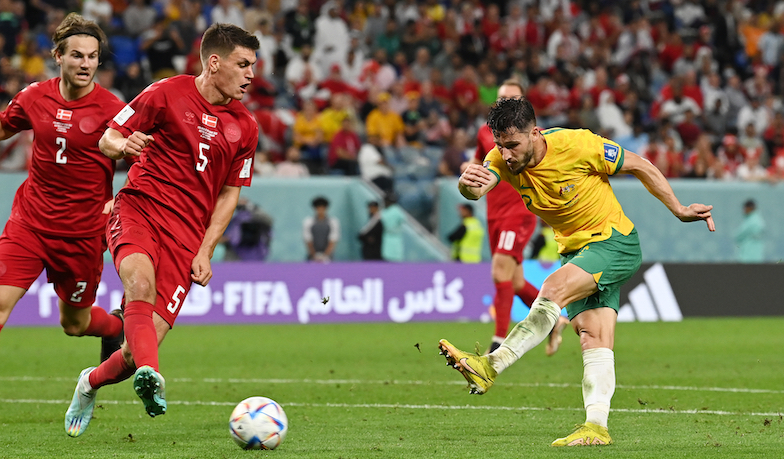 Foto: Australia lepsza od Danii, Tunezja zaskoczyła Francję