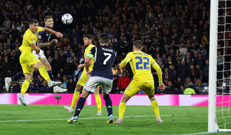 Foto: Ukraina przegrała na Hampden Park