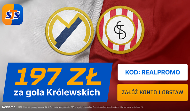 Foto: 197 zł za gola Realu z Sevillą!